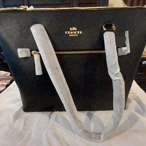 New With Tags Black Coach Tote - Just in time for the holidays.